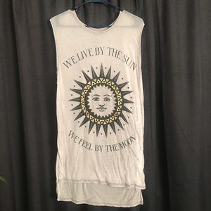 Live by the sun tank top